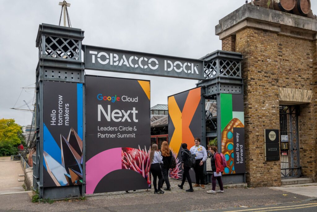 Tobacco Dock Google Event