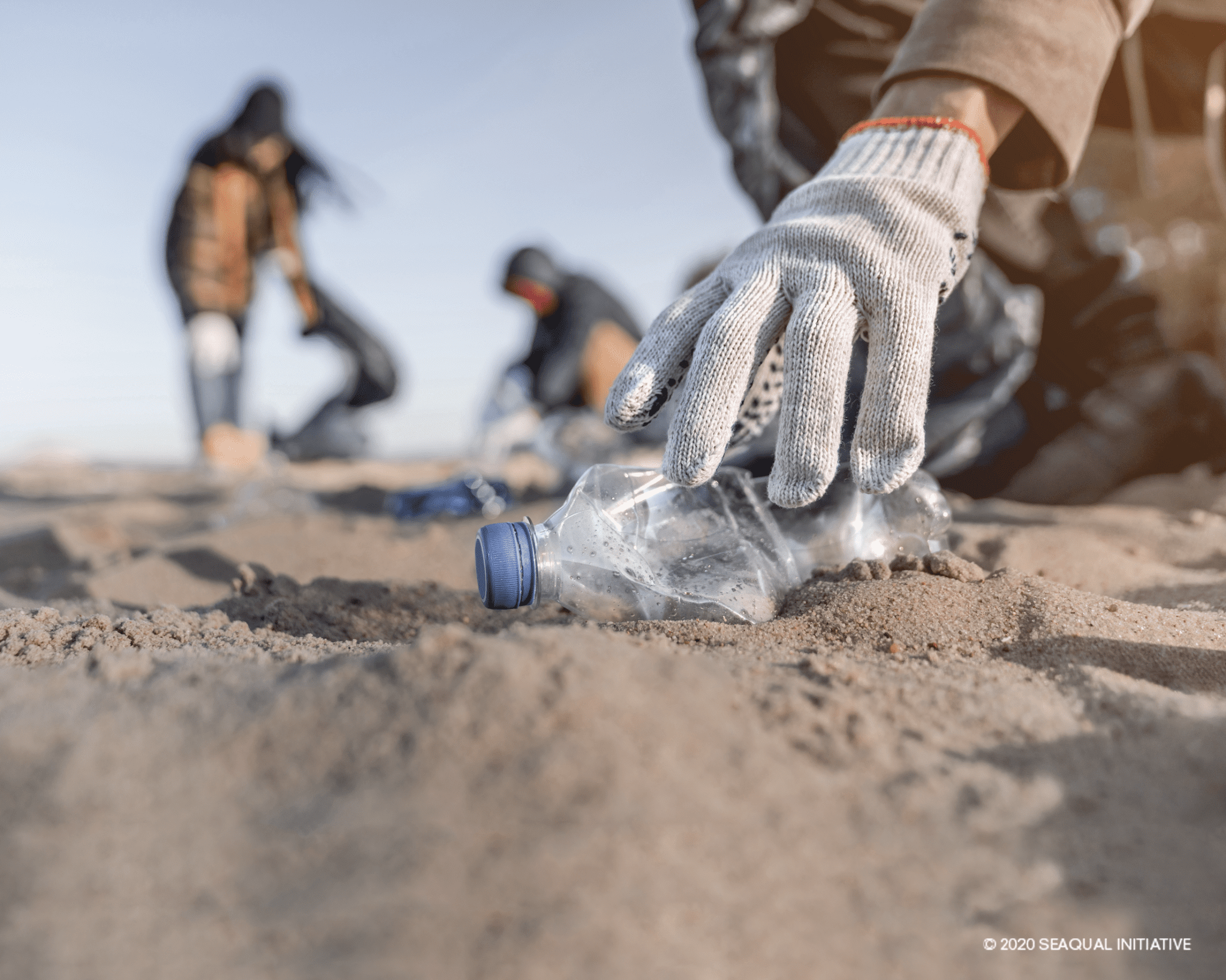 SustainaTex Ocean is made with SEAQUAL® YARN produced from upcycled marine plastic retrieved from oceans, beaches, rivers, and estuaries by the SEAQUAL® INITIATIVE