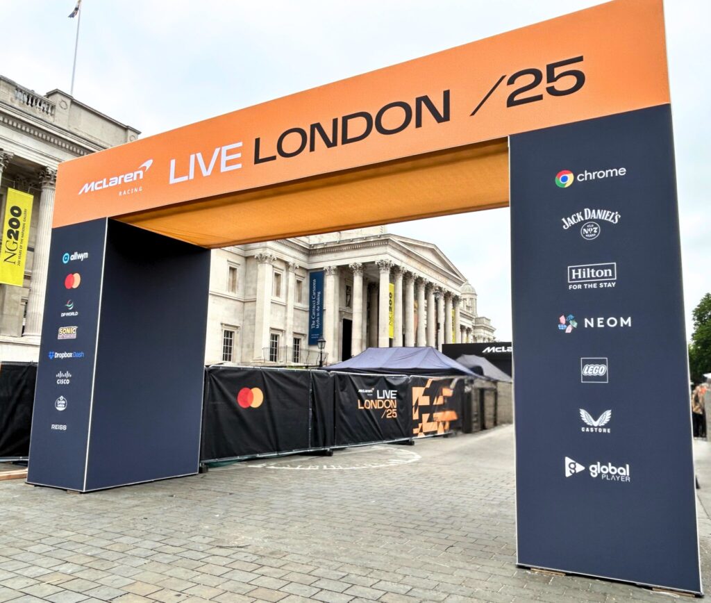 McLaren Live Welcome Arch