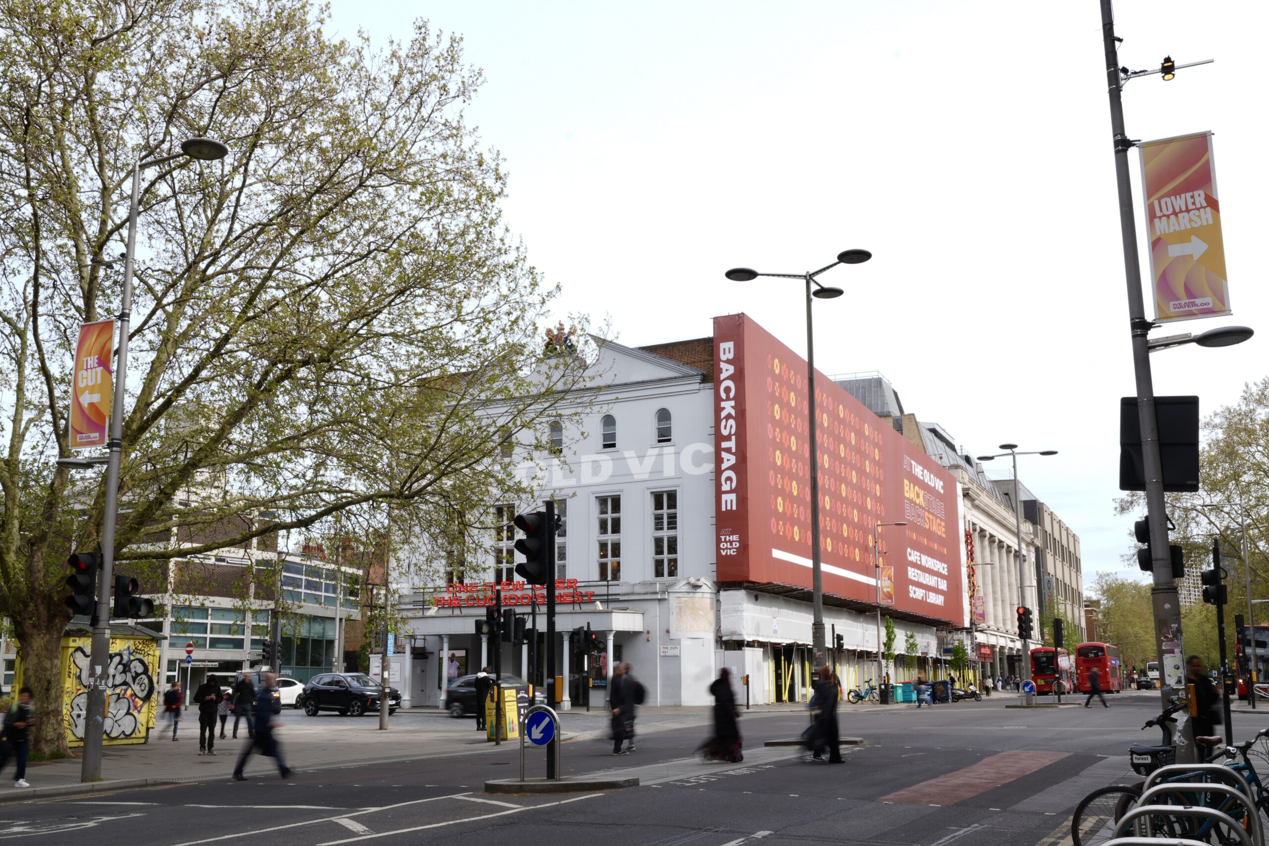 The Old Vic Restoration Building Wrap