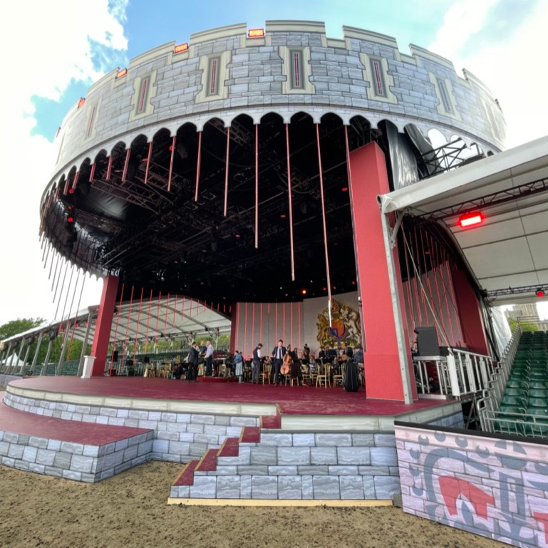 Windsor Horse Show Platinum Celebrations Outdoor Stage